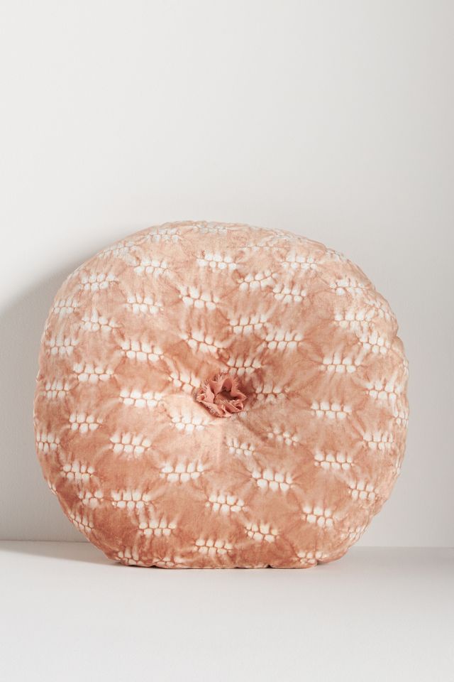 Shibori Velvet Pillow #1