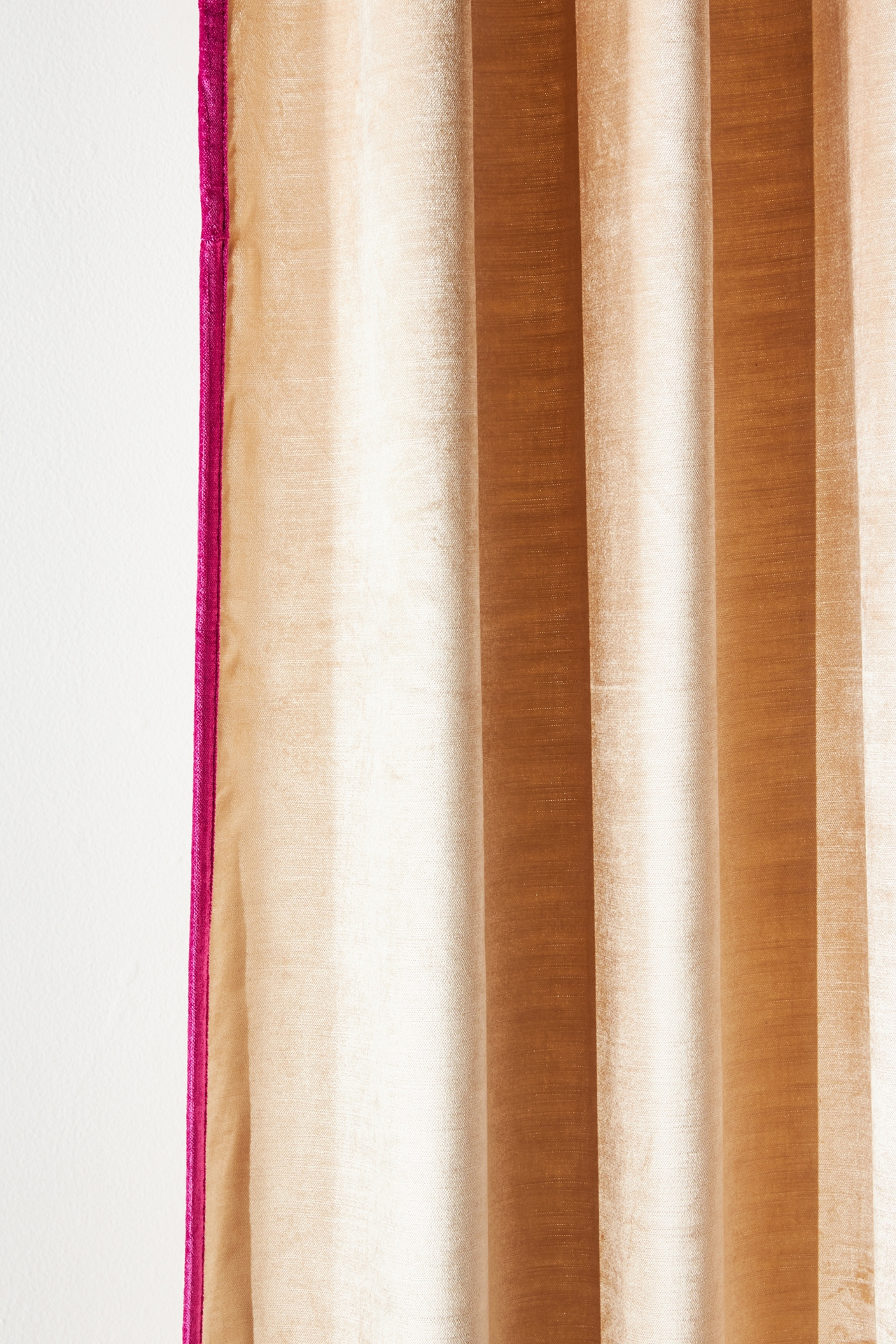 Adelina Piped Velvet Woven Curtain
