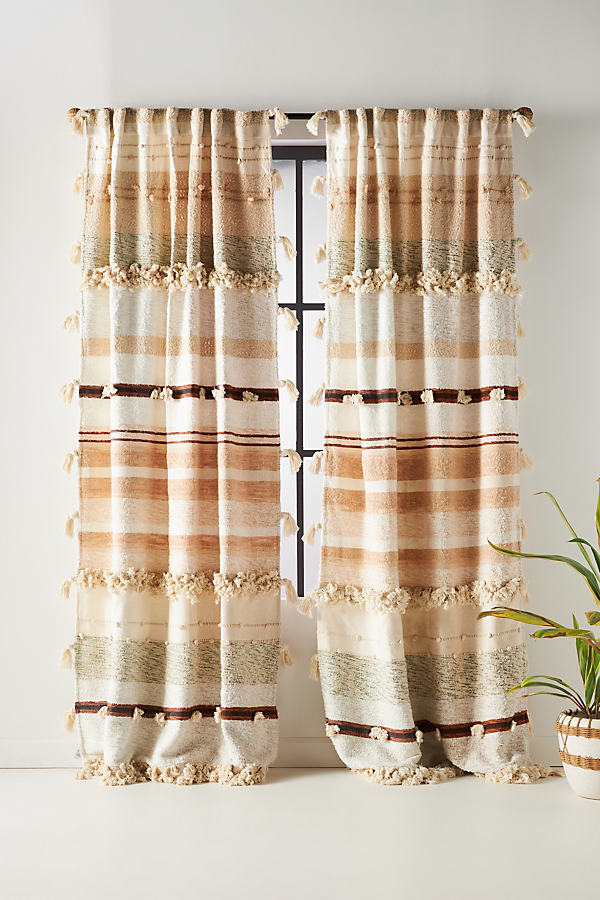 All Roads Design All Roads Yucca Curtain By  In Assorted Size 108"