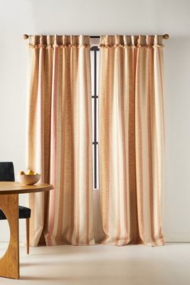 Organic Cotton Tales Menagerie Printed Café Curtain, Set of 2