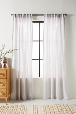 Stitched Linen Curtain