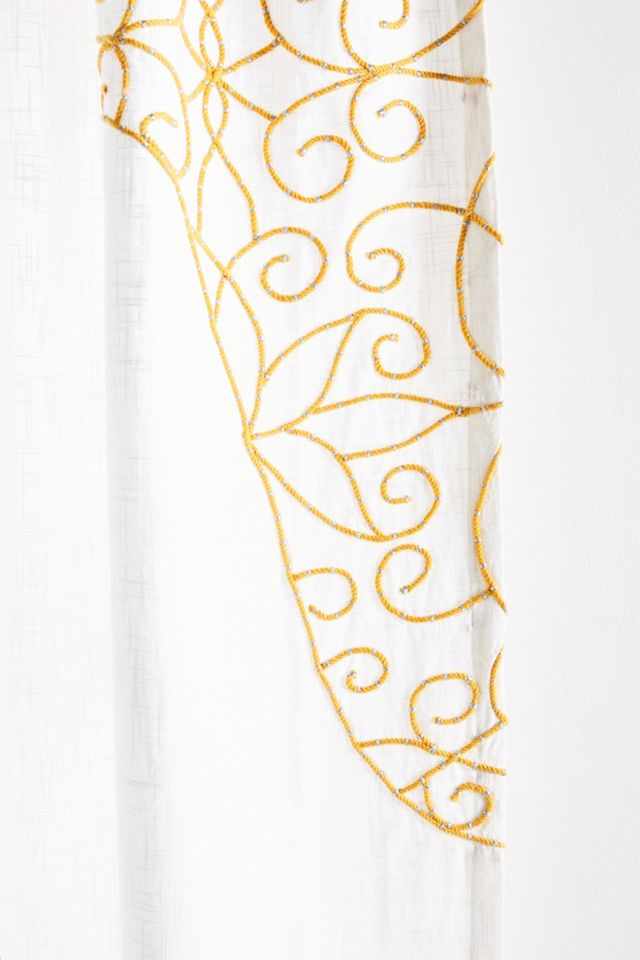 Embroidered Betina Curtain #1