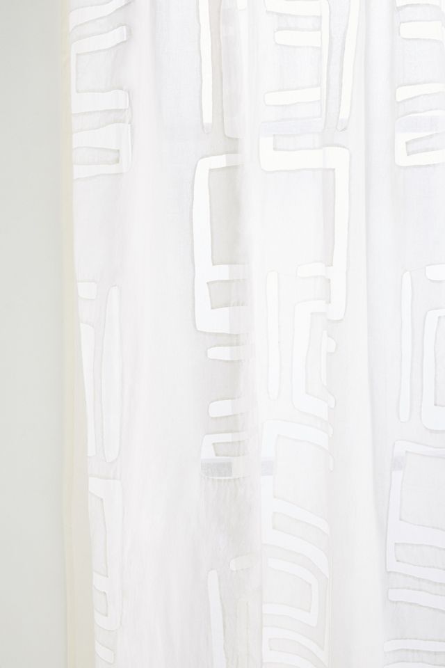 Appliqued Aurelie Curtain #1