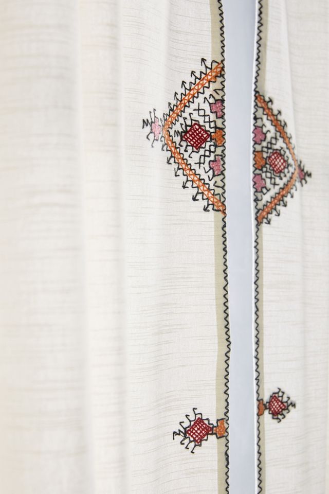 Embroidered Isabella Curtain #1