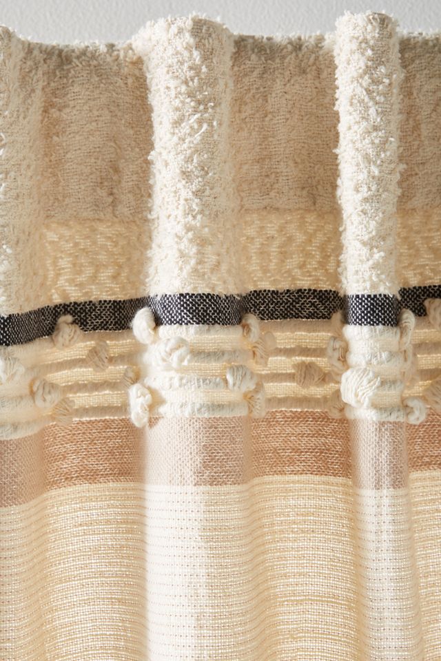 All Roads Tasseled Curtain #1