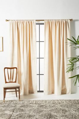 Velvet Slub Blackout Curtain