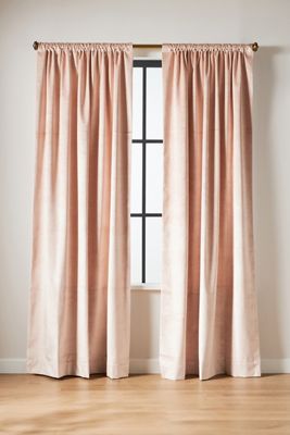 Velvet Slub Blackout Curtain
