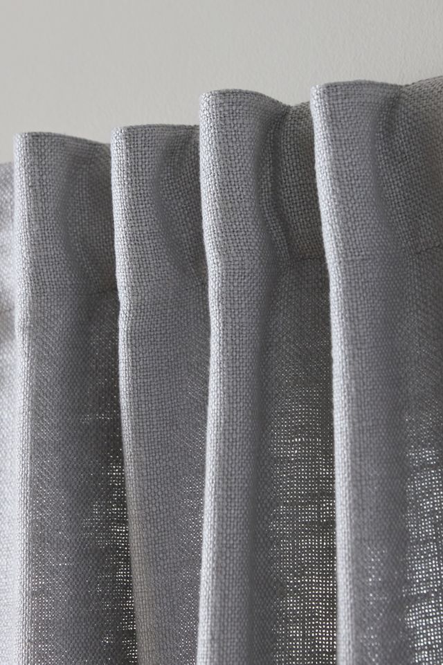 Luxe Linen Blend Woven Curtain #1