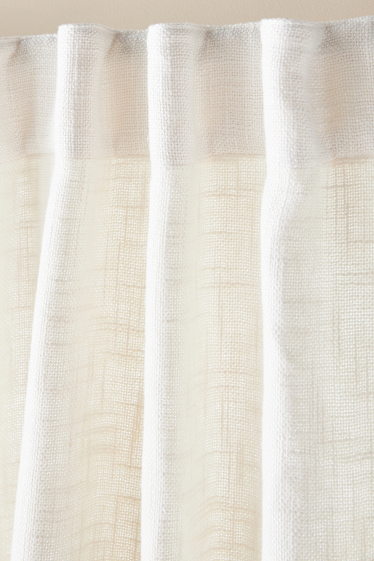 Luxe Linen Blend Woven Curtain