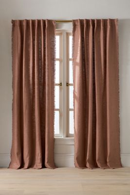 Luxe Linen Blend Woven Curtain
