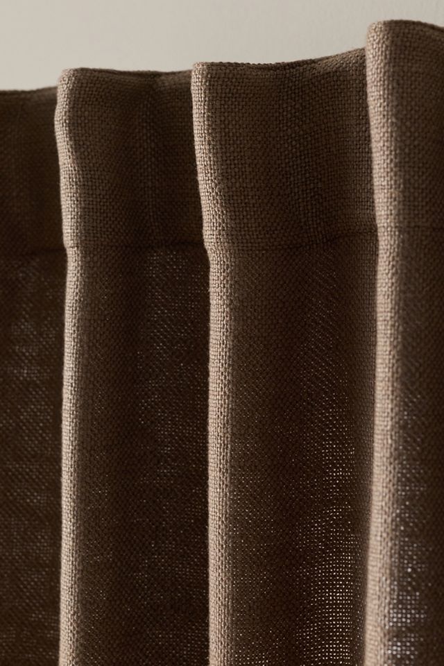 Luxe Linen Blend Woven Curtain #1