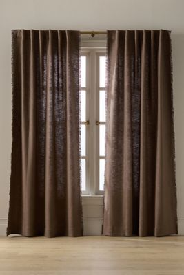 Luxe Linen Blend Woven Curtain