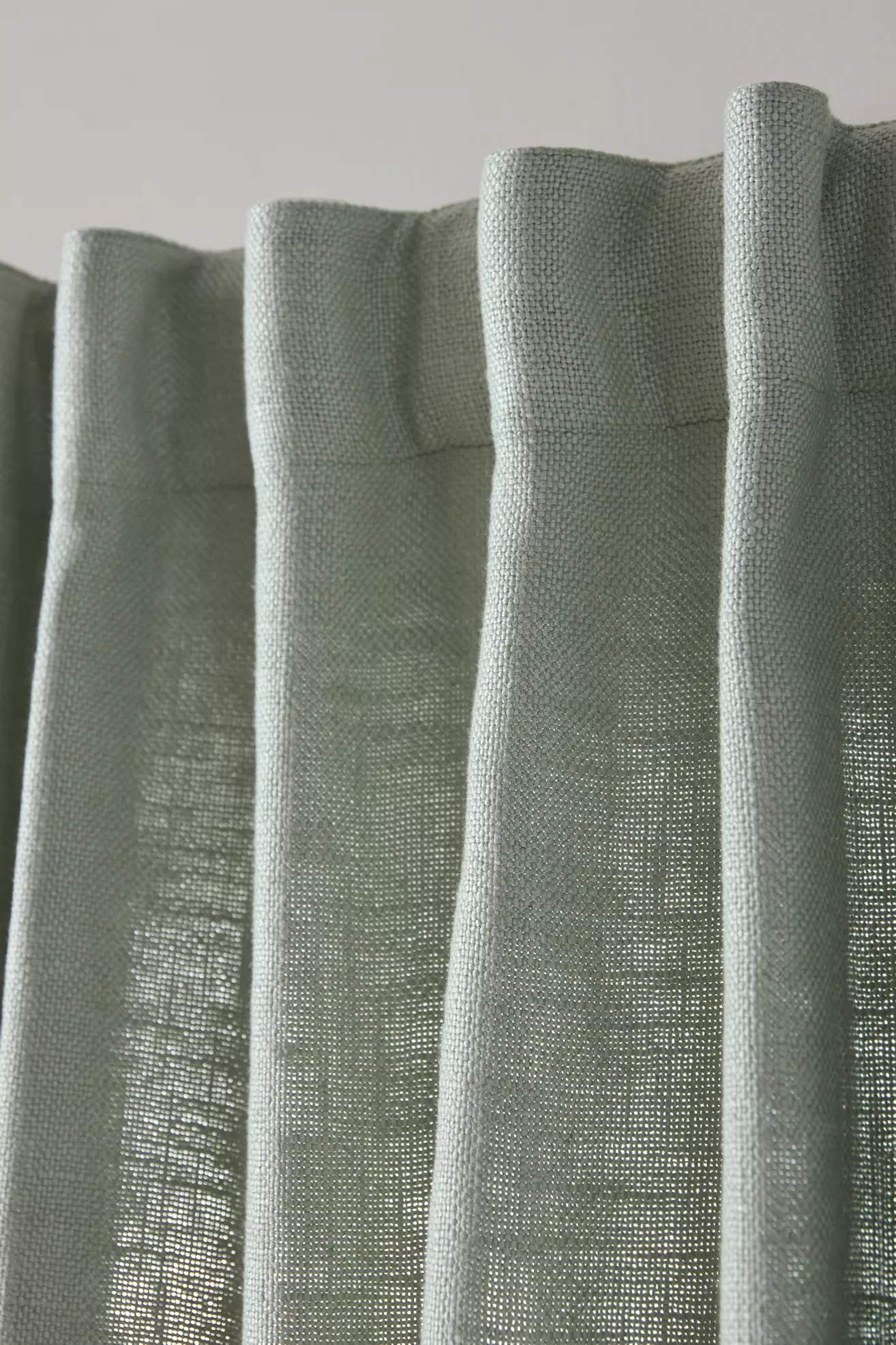 Luxe Linen Blend Woven Curtain - thumbnail 3