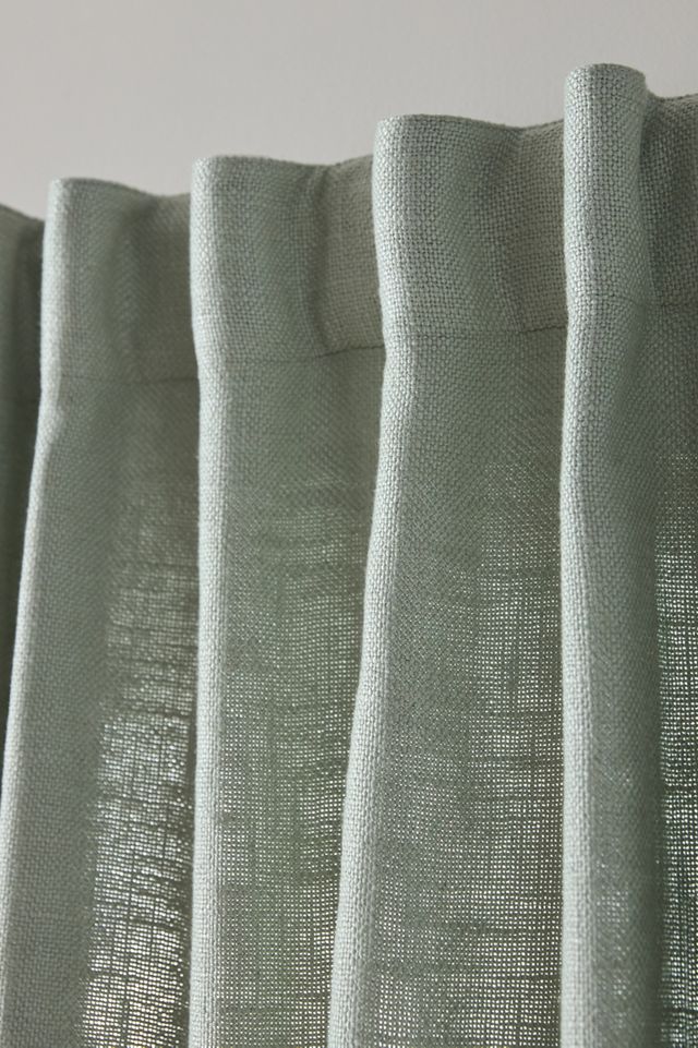 Luxe Linen Blend Woven Curtain #2
