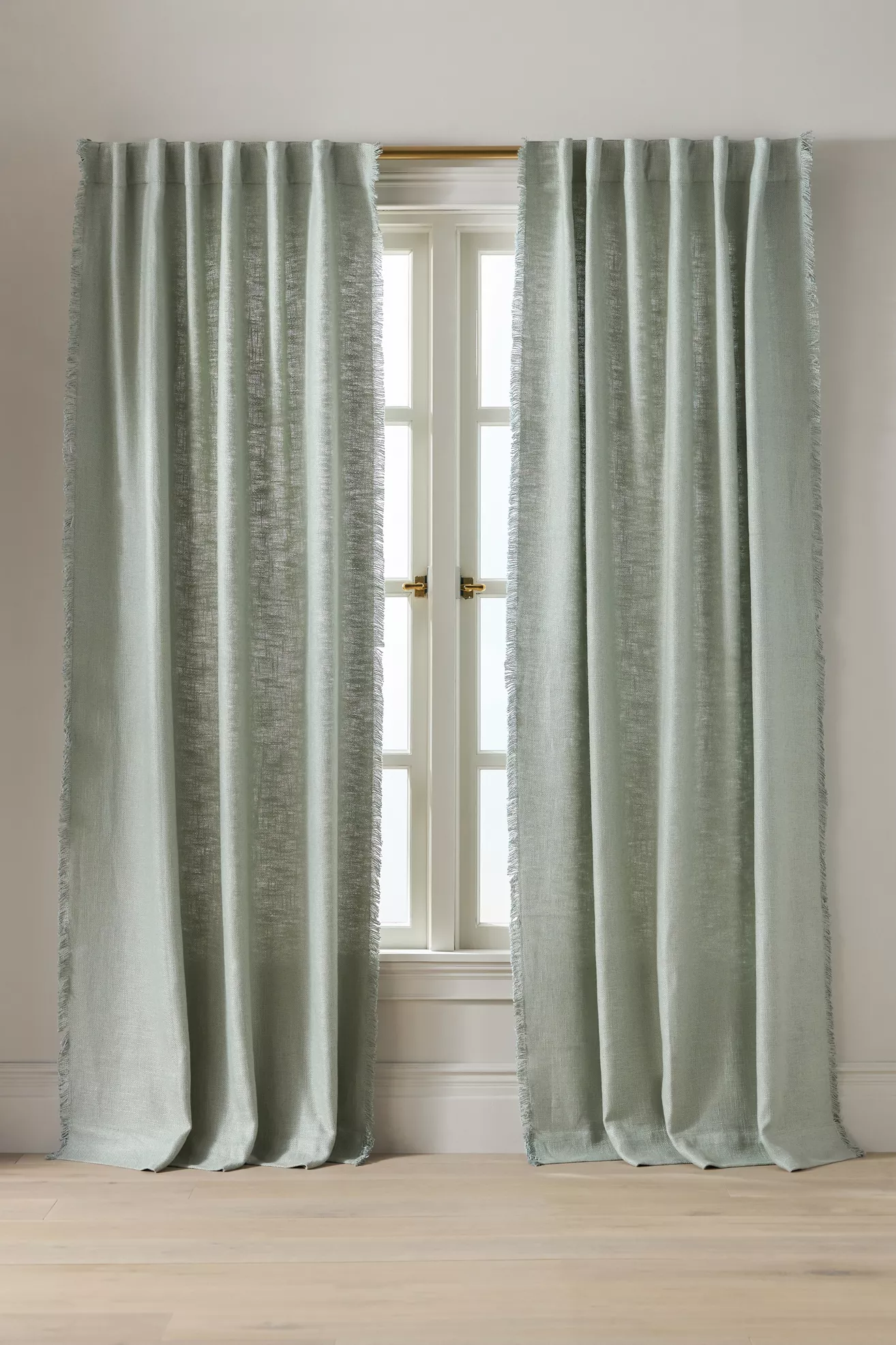 Luxe Linen Blend Woven Curtain - thumbnail 2
