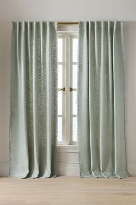 Luxe Linen Blend Woven Curtain