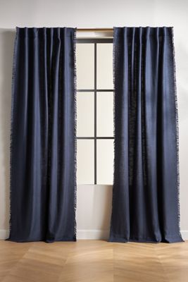 Luxe Linen Blend Woven Curtain