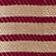 Natural & Raspberry Stripe