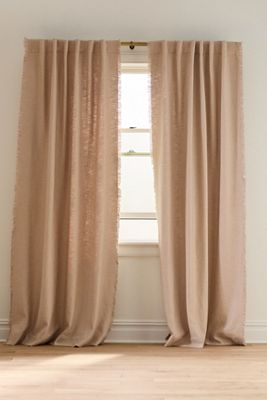 Luxe Linen Blend Woven Curtain