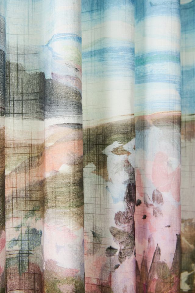 Louise Landscape Curtains, Set of 2 #1