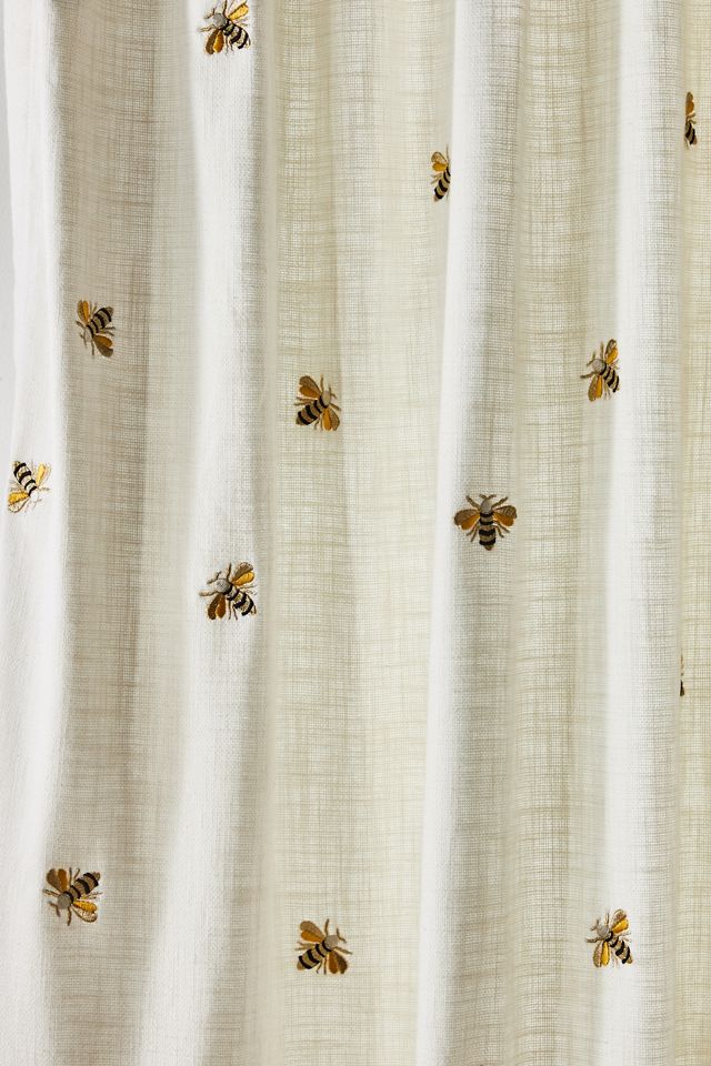 Embroidered Abeille Curtain