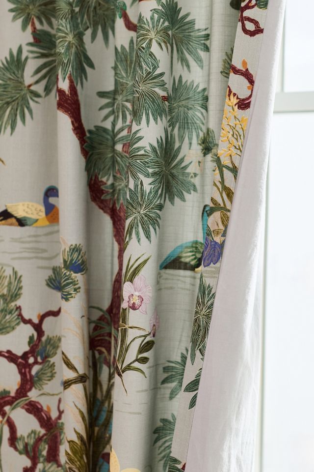 Bernadette Woven Cotton Printed Curtain #2