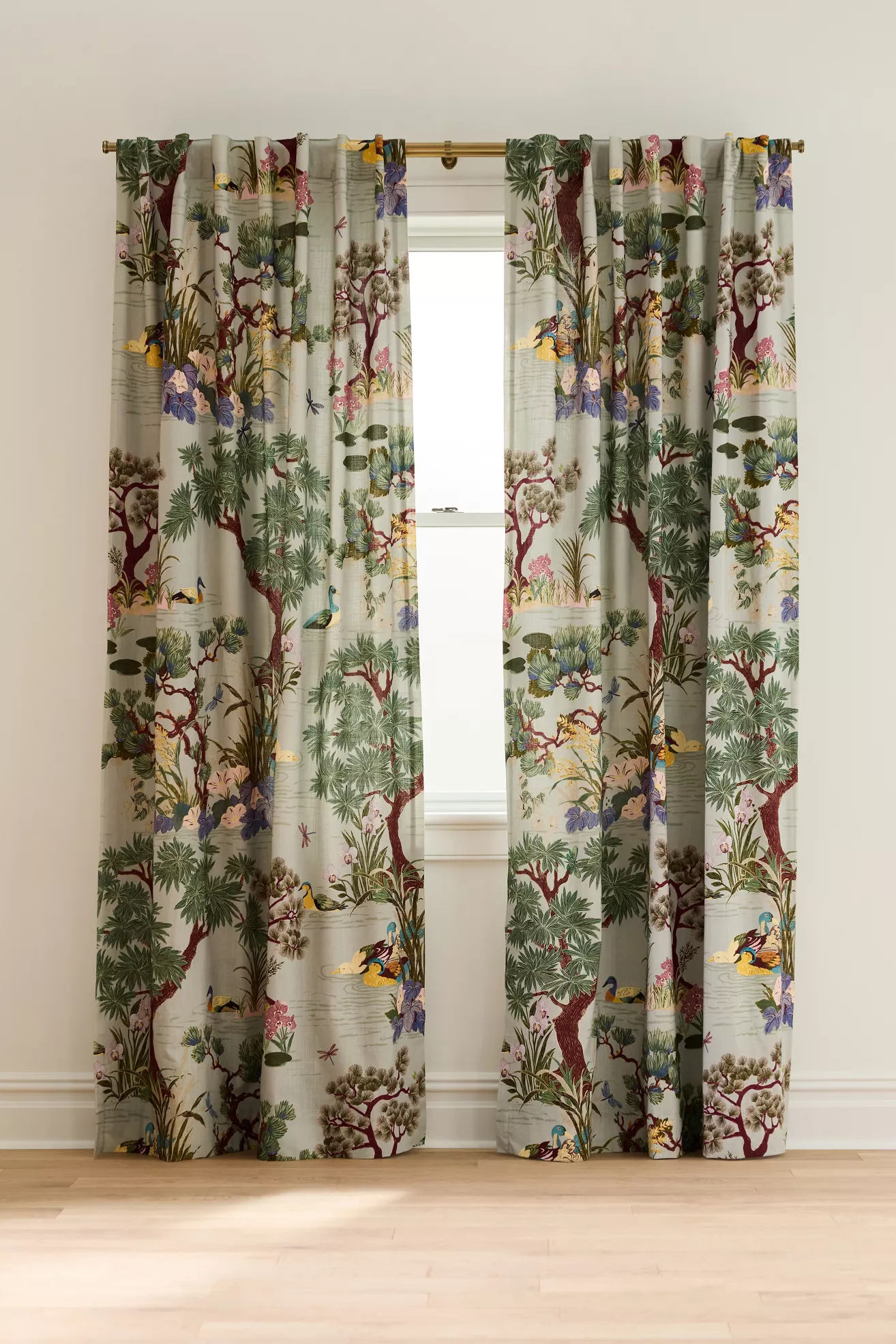 Bernadette Woven Cotton Printed Curtain