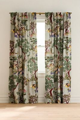 Bernadette Woven Cotton Printed Curtain