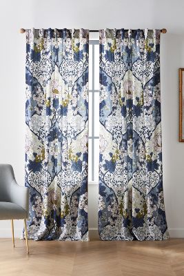 Anthropologie Besiana Floral Curtain