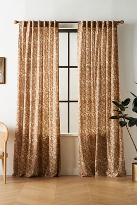 Hyacinth Semi-Sheer Printed Curtain