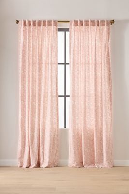 Hyacinth Semi-Sheer Printed Curtain