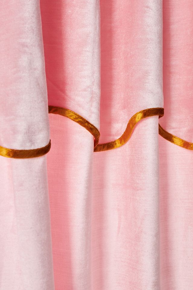 Adelina Velvet Valance Curtain #1