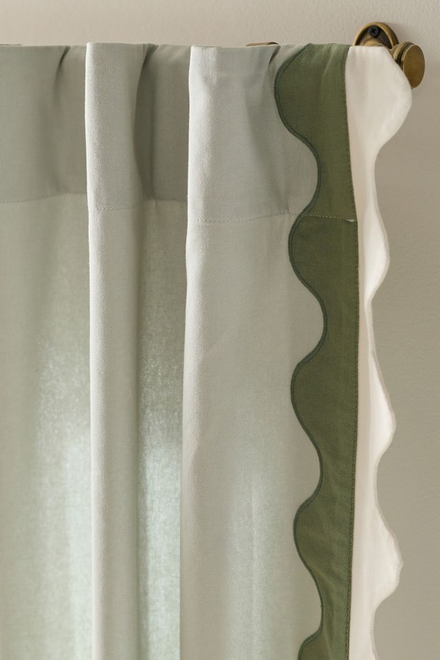 Maeve Scalloped Cotton Curtain #1