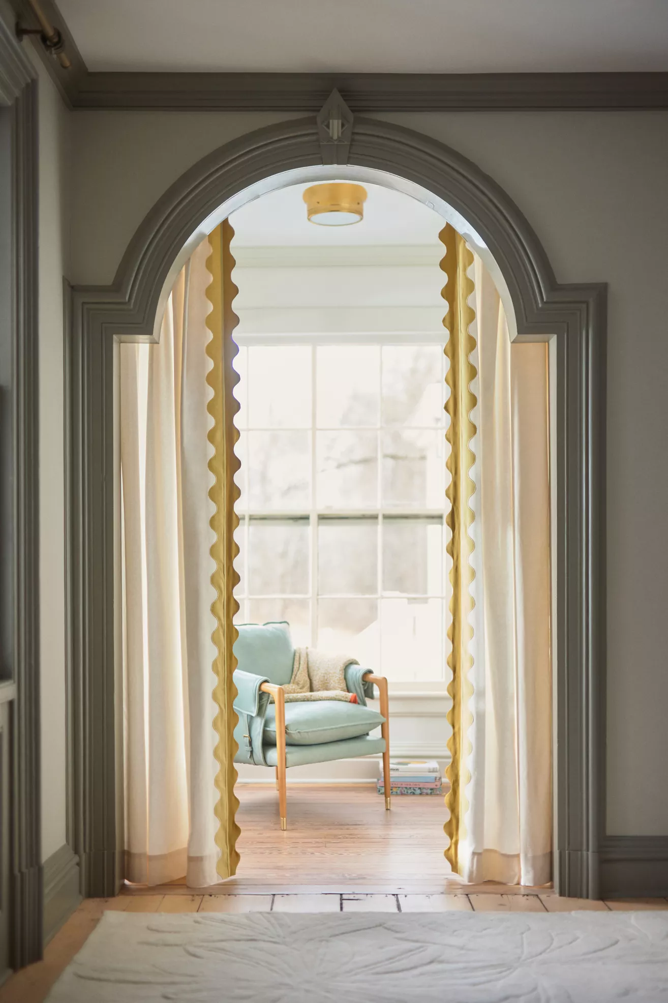Maeve Scalloped Cotton Curtain - thumbnail 9