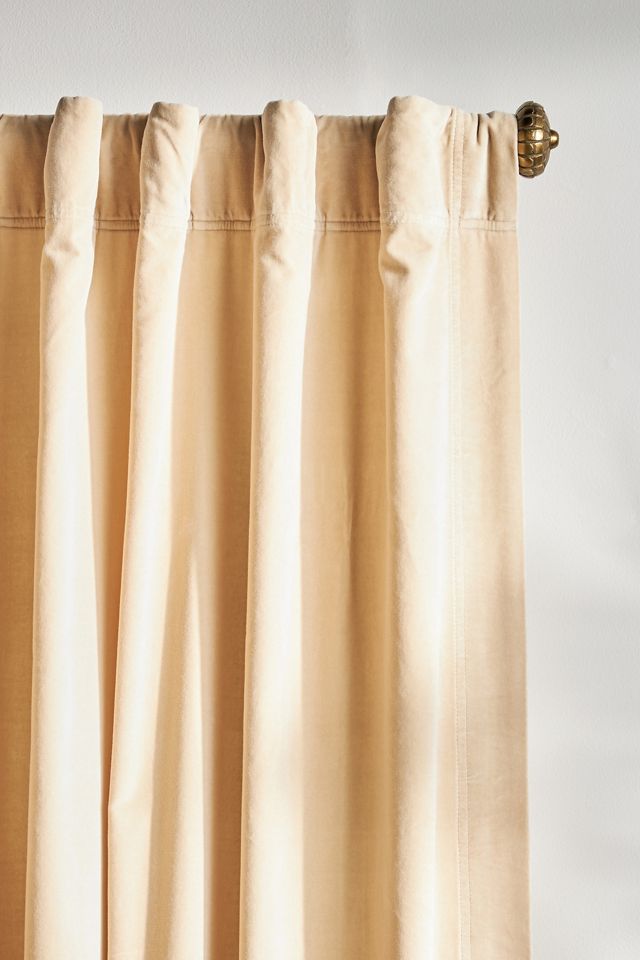 Trova Washed Velvet Curtain  #1