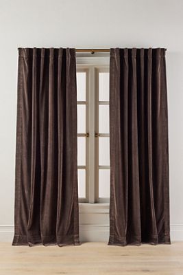 Trova Washed Velvet Curtain