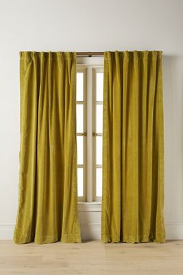 Trova Washed Velvet Curtain