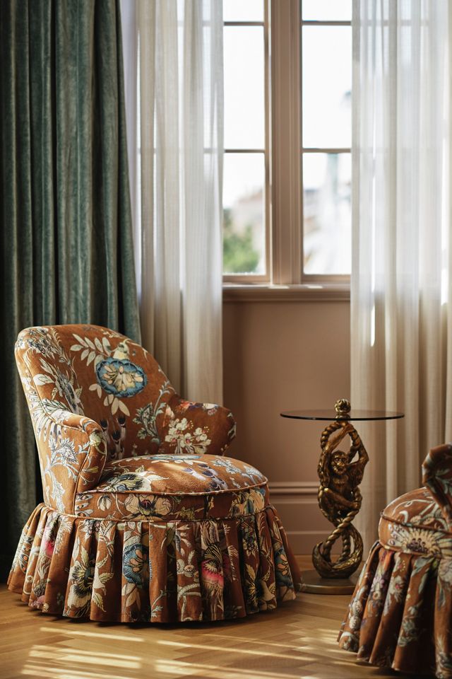 Trova Washed Velvet Curtain #4