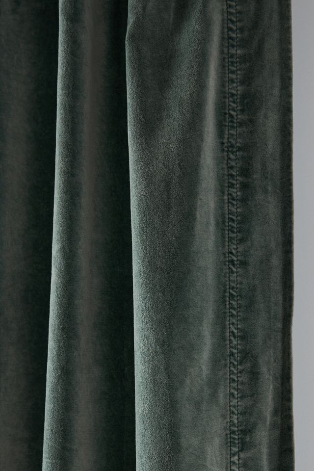 Trova Washed Velvet Curtain #1