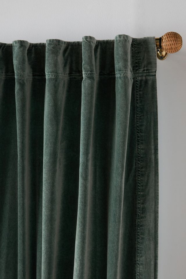 Trova Washed Velvet Curtain #2