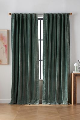 Trova Washed Velvet Curtain