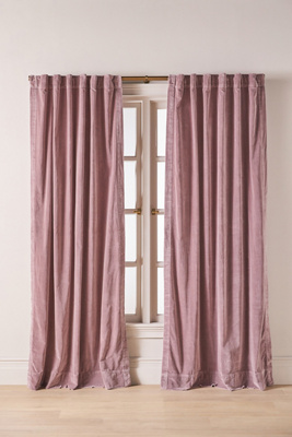 Anthropologie Velvet Trova Curtain