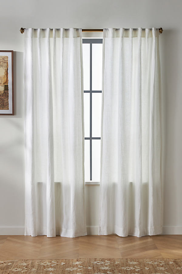 Shop Anthropologie Relaxed Linen Curtain