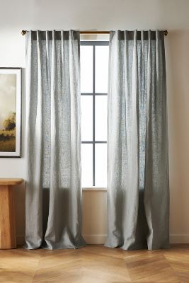 Shop Anthropologie Relaxed Linen Curtain