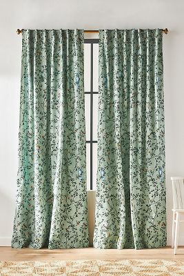 Priyanka Organic Cotton Printed Bird Curtain