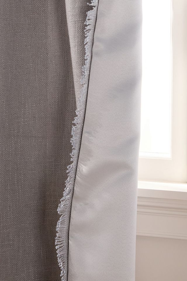 Luxe Linen Blend Woven Blackout Curtain #3