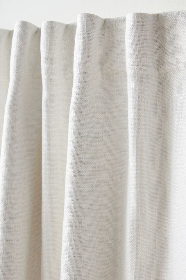 Luxe Linen Blend Woven Blackout Curtain #1