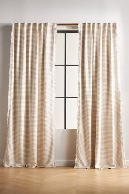 Luxe Linen Blend Woven Blackout Curtain