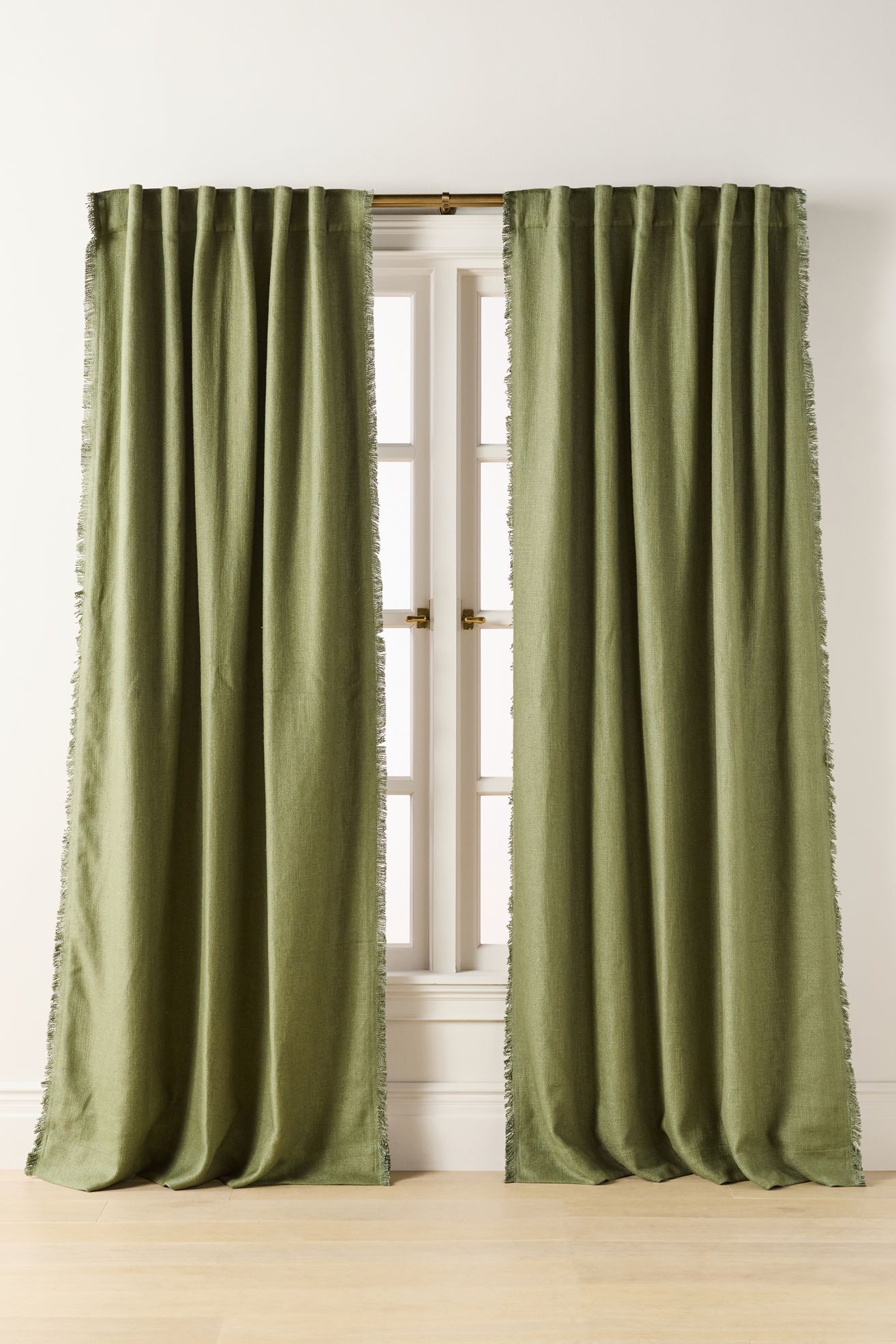 Luxe Linen Blend Woven Blackout Curtain - Holly, 96" X 50"