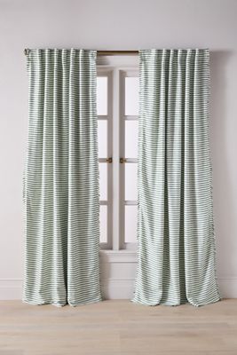 Woven Rugby Stripe Curtain
